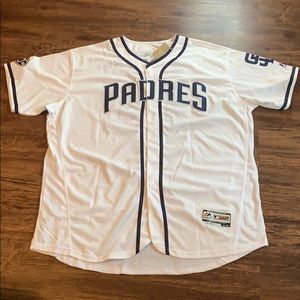 Manny Machado MLB SD Padres 13 Jersey White Sz 2 XL New